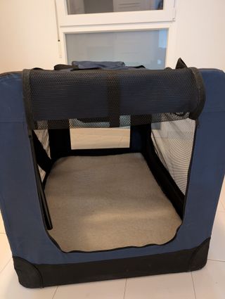 Transportín perro grande plegable como nuevo