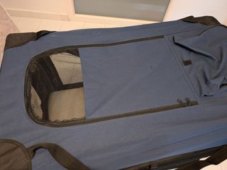 Transportín perro grande plegable como nuevo