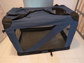 Transportín perro grande plegable como nuevo