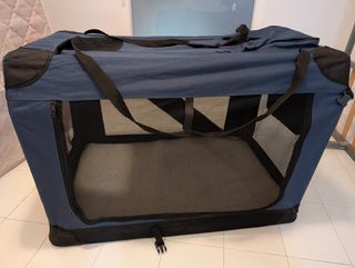 Transportín perro grande plegable como nuevo