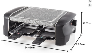 Raclette Princess 162810 piedra para 4 personas