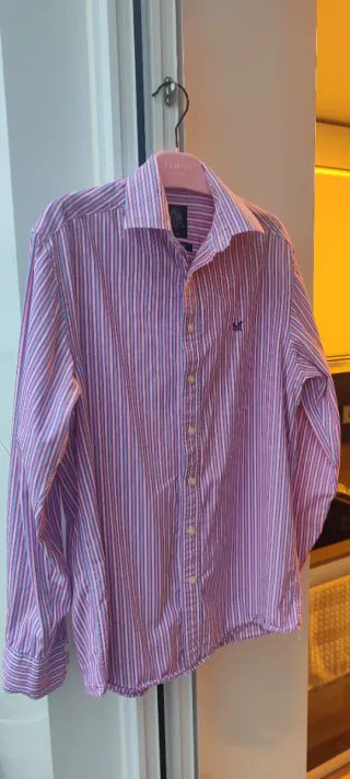 Camisa Crew Clothing Co. Talla M Rayas