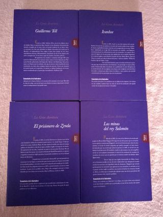 LOTE (I) DE 4 LIBROS CLASICOS JUVENILES (NUEVOS)