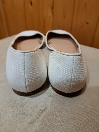 Bailarinas Zara Blancas Talla 36