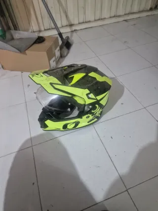 Casco Moto Trail Oneal Amarillo