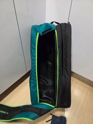 Mochila Pádel Kuikma Negra y Turquesa