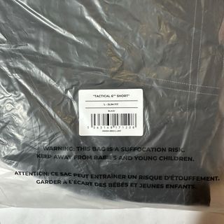 Pantalón corto Gymshark Tactical 6" Talla L negro