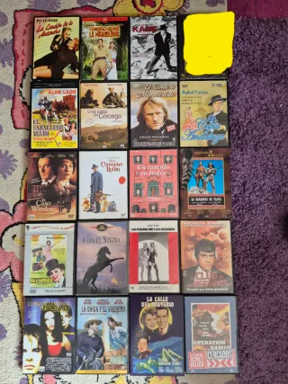 Lote D, elegir películas dvd, 3 x 15 euros