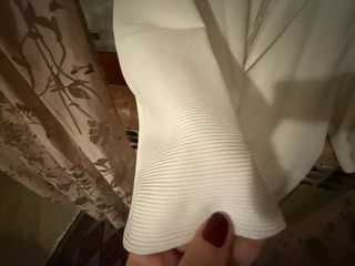 Giacca elegante donna bianca