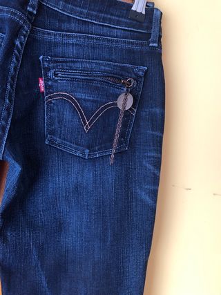 Pantalón Levis Mujer Azul