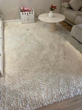 Alfombra blanca 2x2.90m