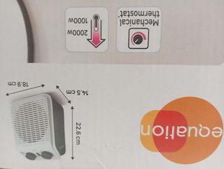 Calentador Equation 2000W <20m²