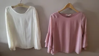 Pack 2 Blusas Talla S  Stralivarius y H&M