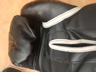Guantes de boxeo Leone negros