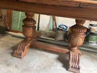 Mesa comedor y 6 sillas madera