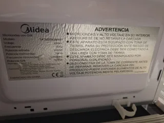 Microondas Midea MCM208GMWP 700W con Grill de 1000