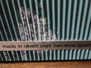 Máquinas Olivetti Lettera 40 y lettera 32