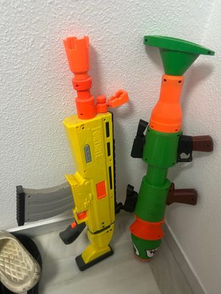 Pistola Nerf Fortnite Amarillo