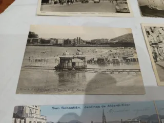 Lote 7 Postales Antiguas País Vasco