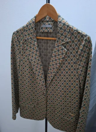 Chaqueta ALVIN SOLO Beige y Marrón