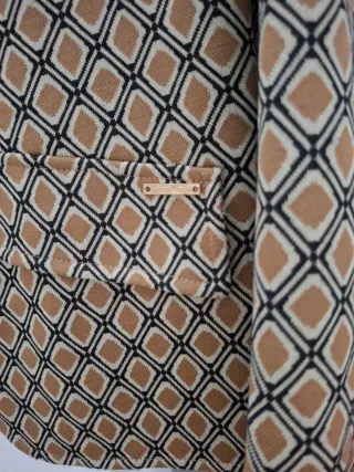 Chaqueta ALVIN SOLO Beige y Marrón