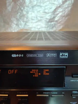 Receptor AV Yamaha RX-V496RDS Negro