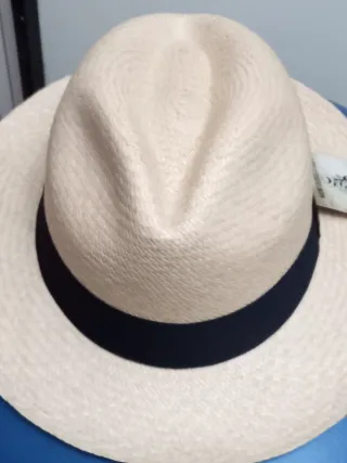 Sombrero Panamá original beige L
