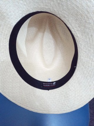 Sombrero Panamá original beige M