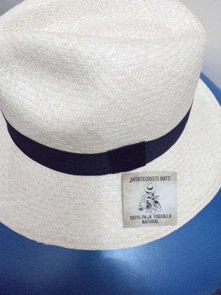 Sombrero Panamá original beige M