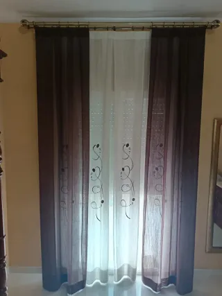 Dormitorio completo madera nogal.