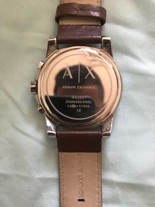 Reloj Armani Exchange AX2501 Cronógrafo Marrón