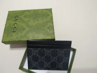 Porta carte di credito Gucci Nero/Grigio