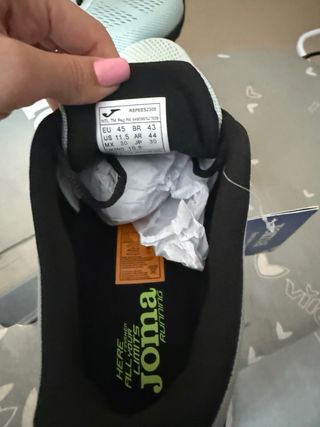 Zapatillas Joma Running Hombre Gris y Verde