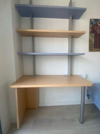 Estantería y cabecero habitación infantil/ juvenil