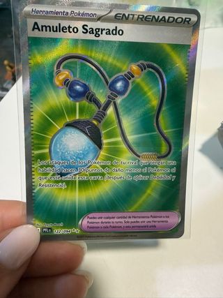 Carta Pokémon Amuleto Sagrado 122/094