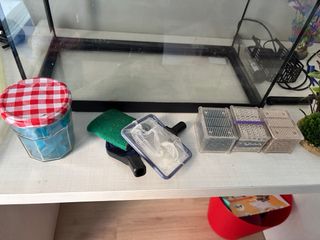 Pecera con accesorios