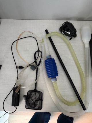 Pecera con accesorios