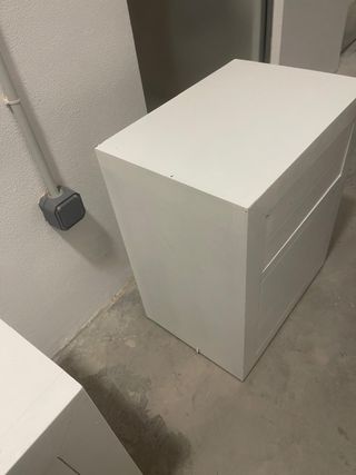 2 Mesitas de noche pintadas blanco