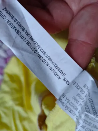 Falda mini amarilla Boho Y2K T-36