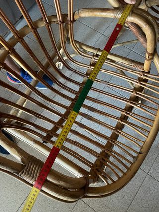 2 Sillas Ratán Bambú