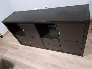 Mueble Kallax Ikea Negro