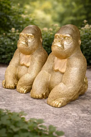 Figura Gorila Dorado