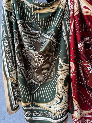 Lote 2 pañuelos vintage nuevos Tacto sedoso