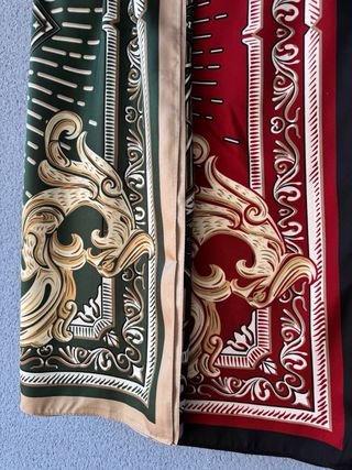 Lote 2 pañuelos vintage nuevos Tacto sedoso