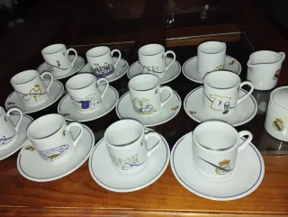 Juego Café Real Madrid Porcelana