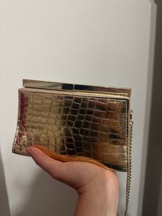 Bolso de fiesta dorado