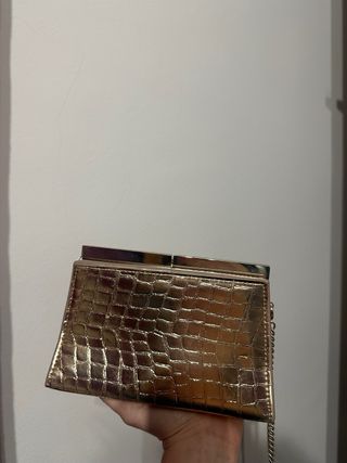 Bolso de fiesta dorado