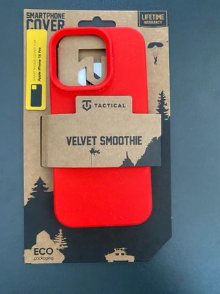 Funda TACTICAL iPhone 16 Pro Roja