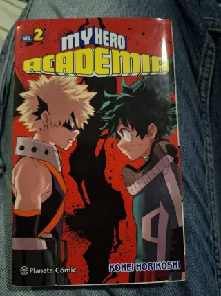 tomo 1 y 2 del manga my hero academia