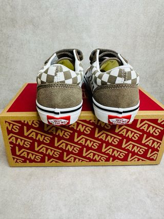 Vans Old Skool V Checkerboard Bambino 31.5 EU